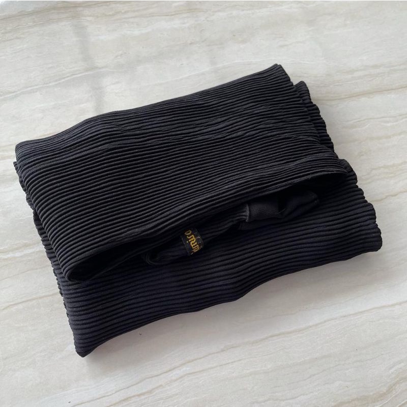 NAMIRA HIJAB/Bergo Maryam Plisket Lidi-Hitam