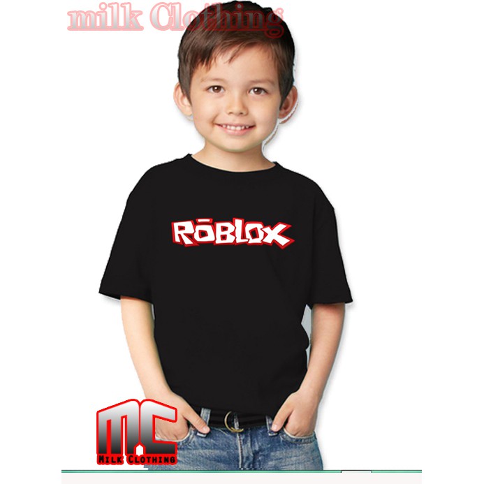 Baju Kaos Tshirt Anak Anak Roblox Milk Clothing Shopee Indonesia - milk roblox shirt