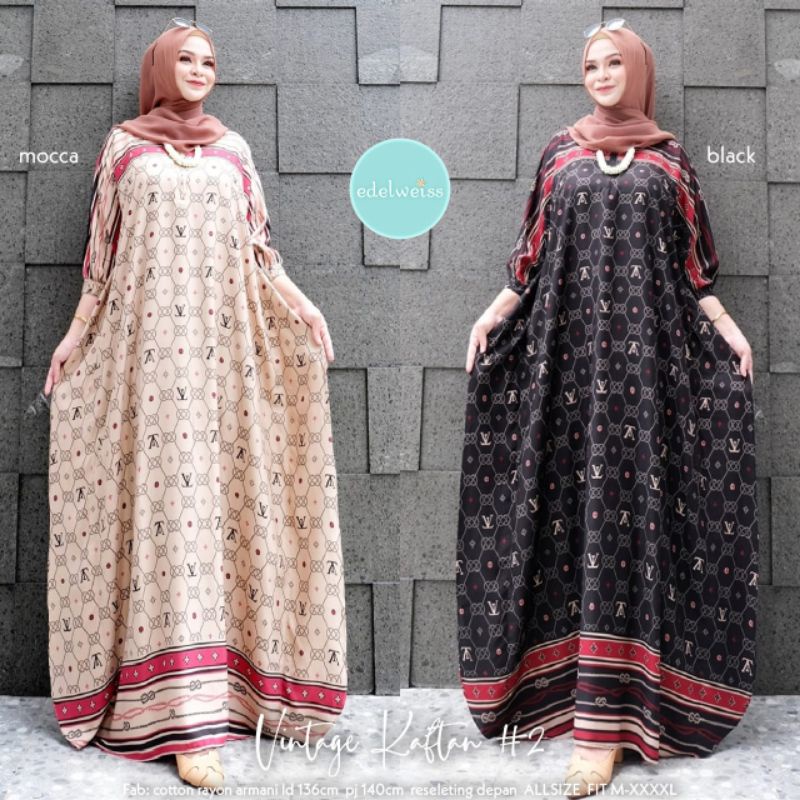 Vintage Kaftan #6/Gamis/Baju Muslim/Dress/Baju Wanita