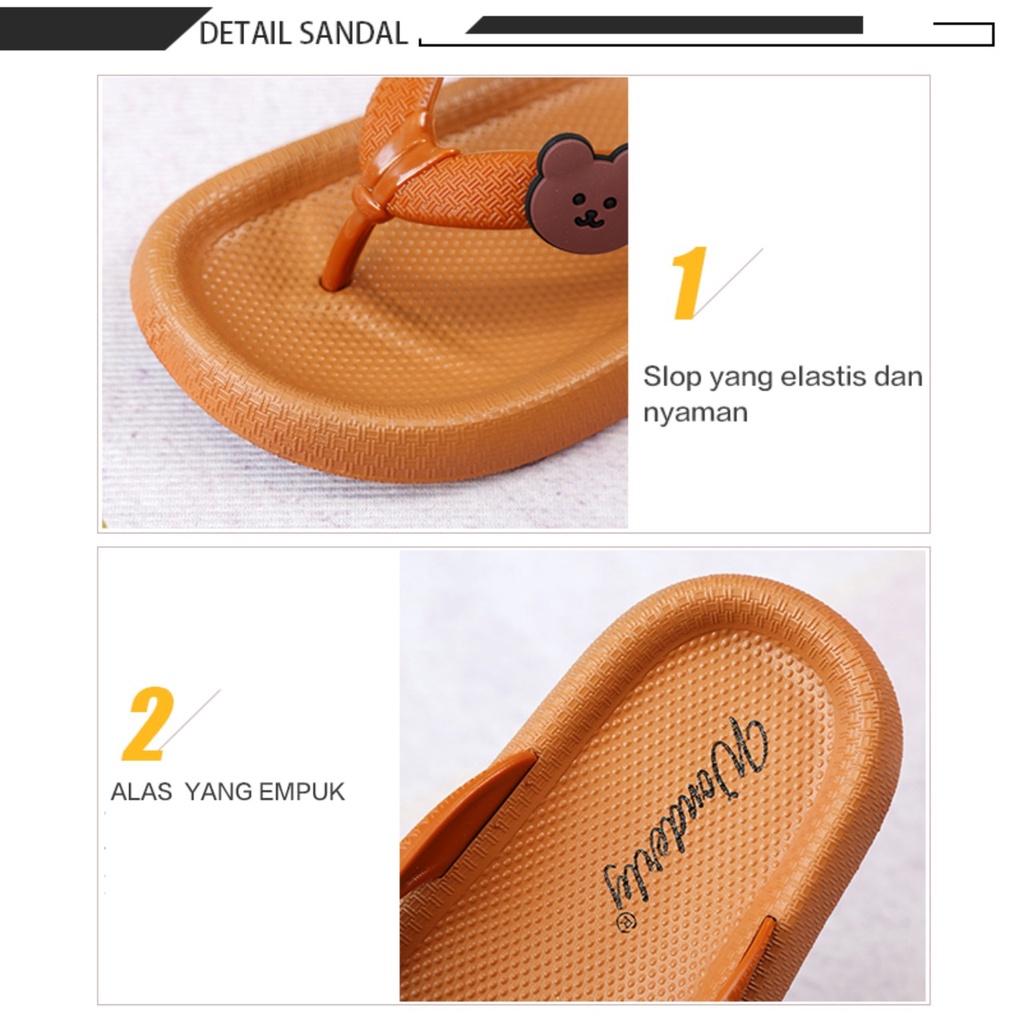 Sandal Wanita Wonderly / Sandal Jepit / Sendal Jepit Wanita l M2288