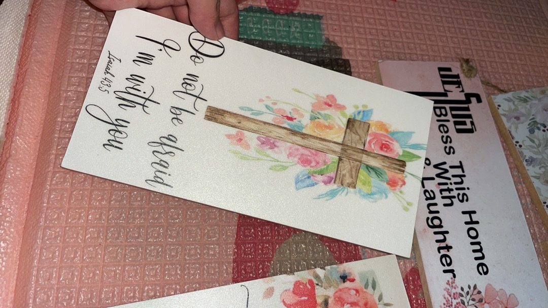 Hiasandinding/rohani/kristen/katolik/bibleverse/posterkayu