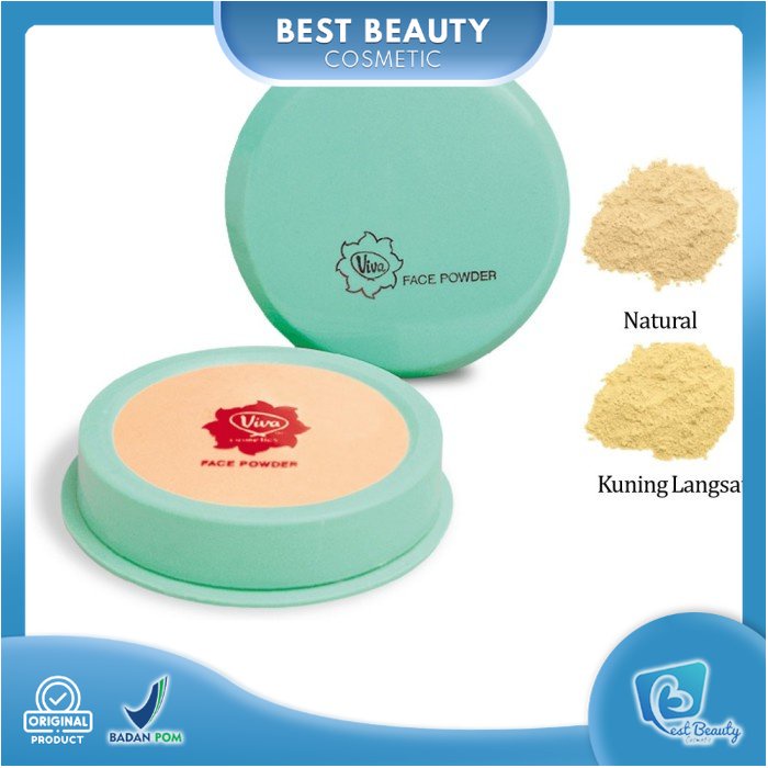 ★ BB ★  Viva Face Powder Mini 25gr Hijau  - Bedak Tabur - Loose Powder