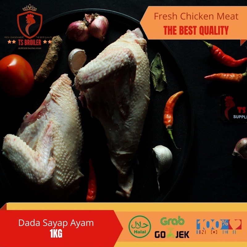 

Dada sayap ayam / Ayam potong / Daging Ayam segar /