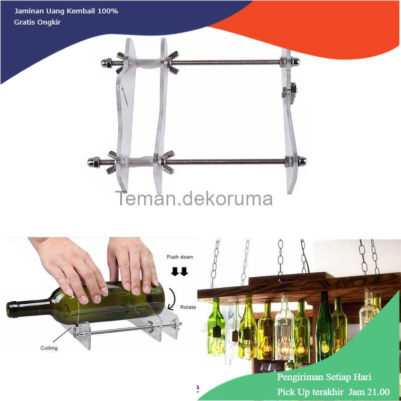 TD - PR1 Lastools Pemotong Botol Kaca Glass Bottle Cutter DIY Tool - WD19