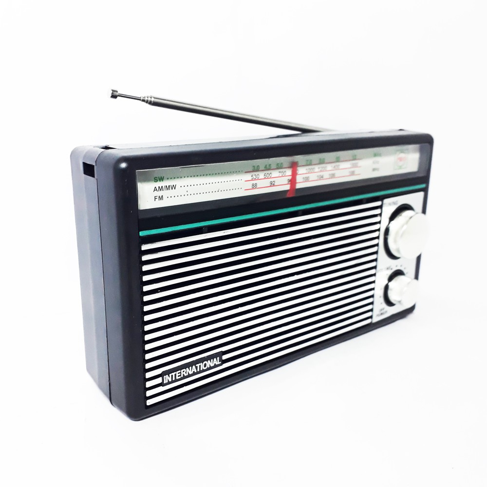 Radio International F-1211 Portable AM FM Radio Jadul