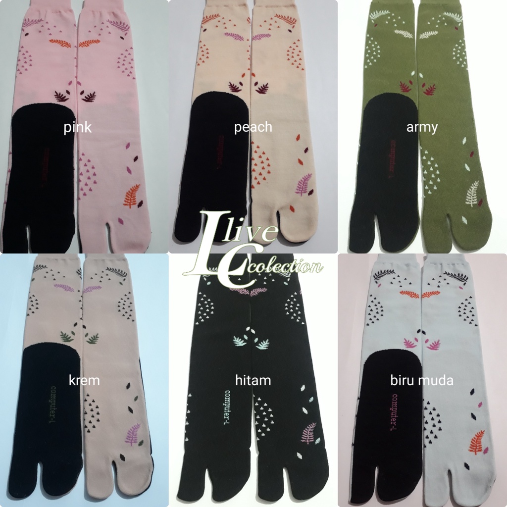 kaoskaki jempol motif/kaos kaki muslimah