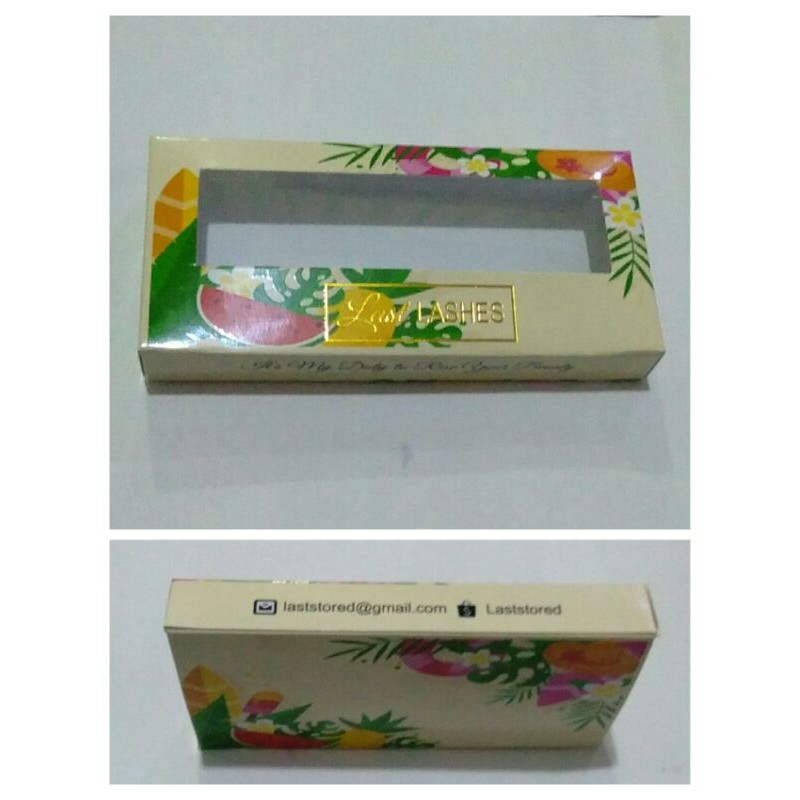 

Dus Box bulu mata besar Doff plus hotprint