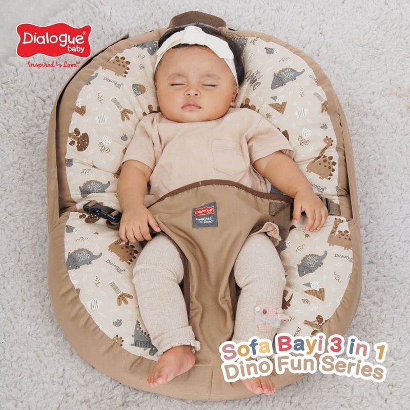 Sofa Baby Multifungsi 3in1 DIALOGUE Sofa Bayi Dino - Planet - Dino Fun - Baby Boo - DGK9221 DGK9222 DGK9223 DGK9224 DGK9305