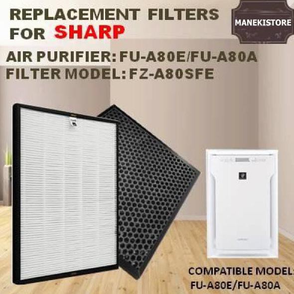 Sharp Replacement Air Purifier HEPA Filter FZ-A80SFE