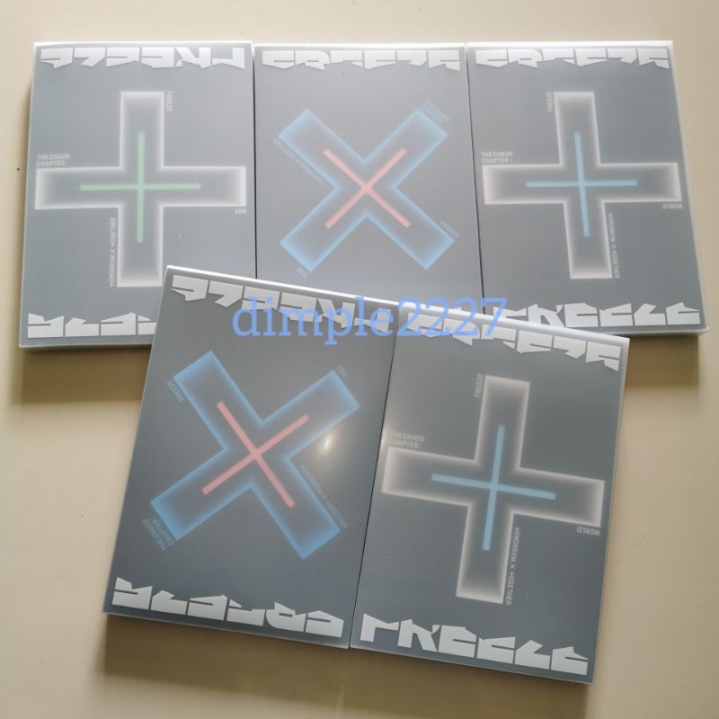 TXT Album + postcard THE CHAOS CHAPTER : FREEZE