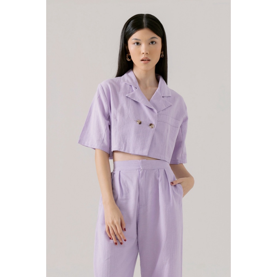 Monere Gideon Set Outfit Kemeja Linen Celana Linen