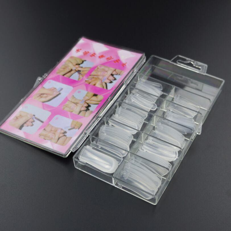 ~AB~ ROSALIND Poly Gel False Nails untuk Nail Art Transparent Extension Builder