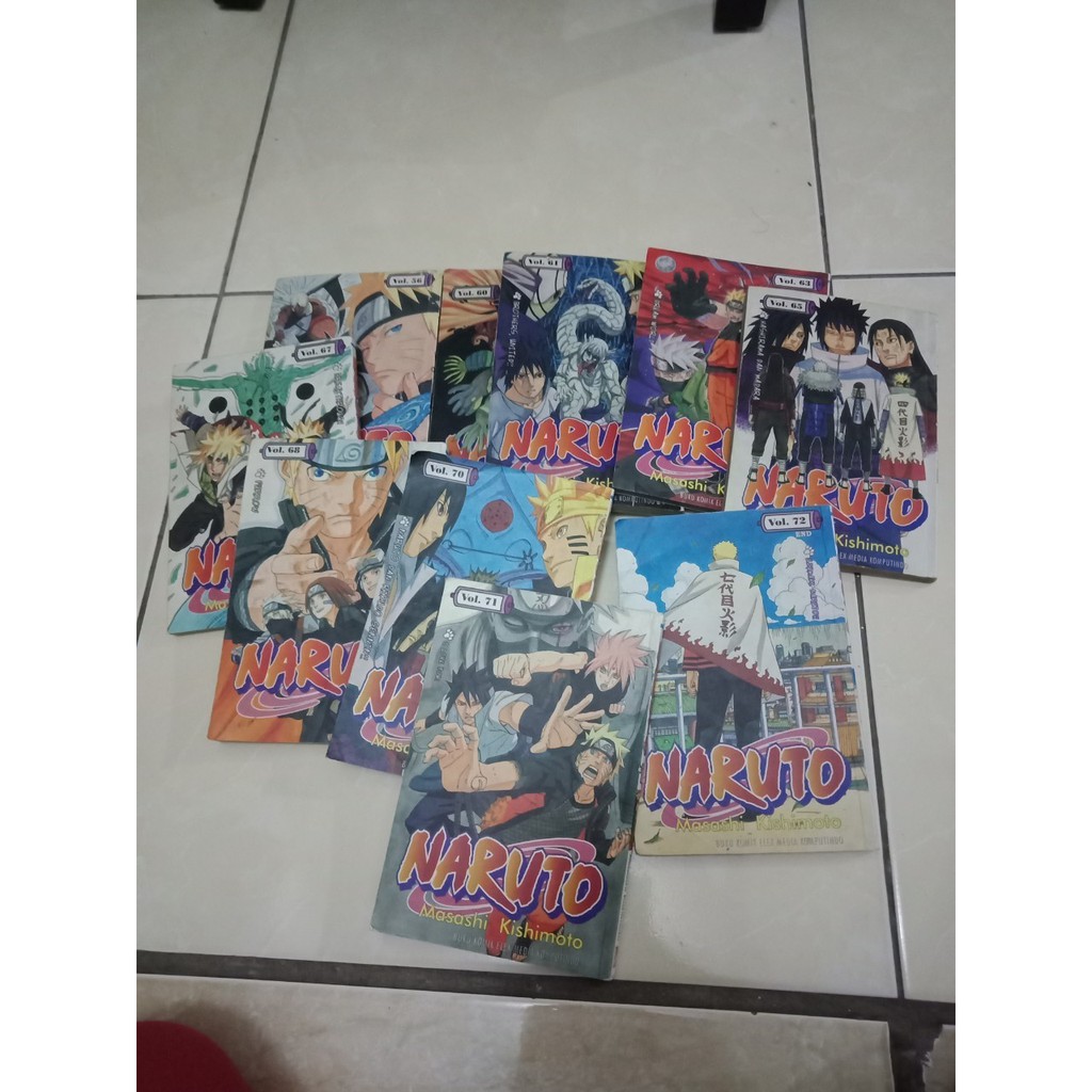 Komik Bekas Cabutan Naruto & One Piece