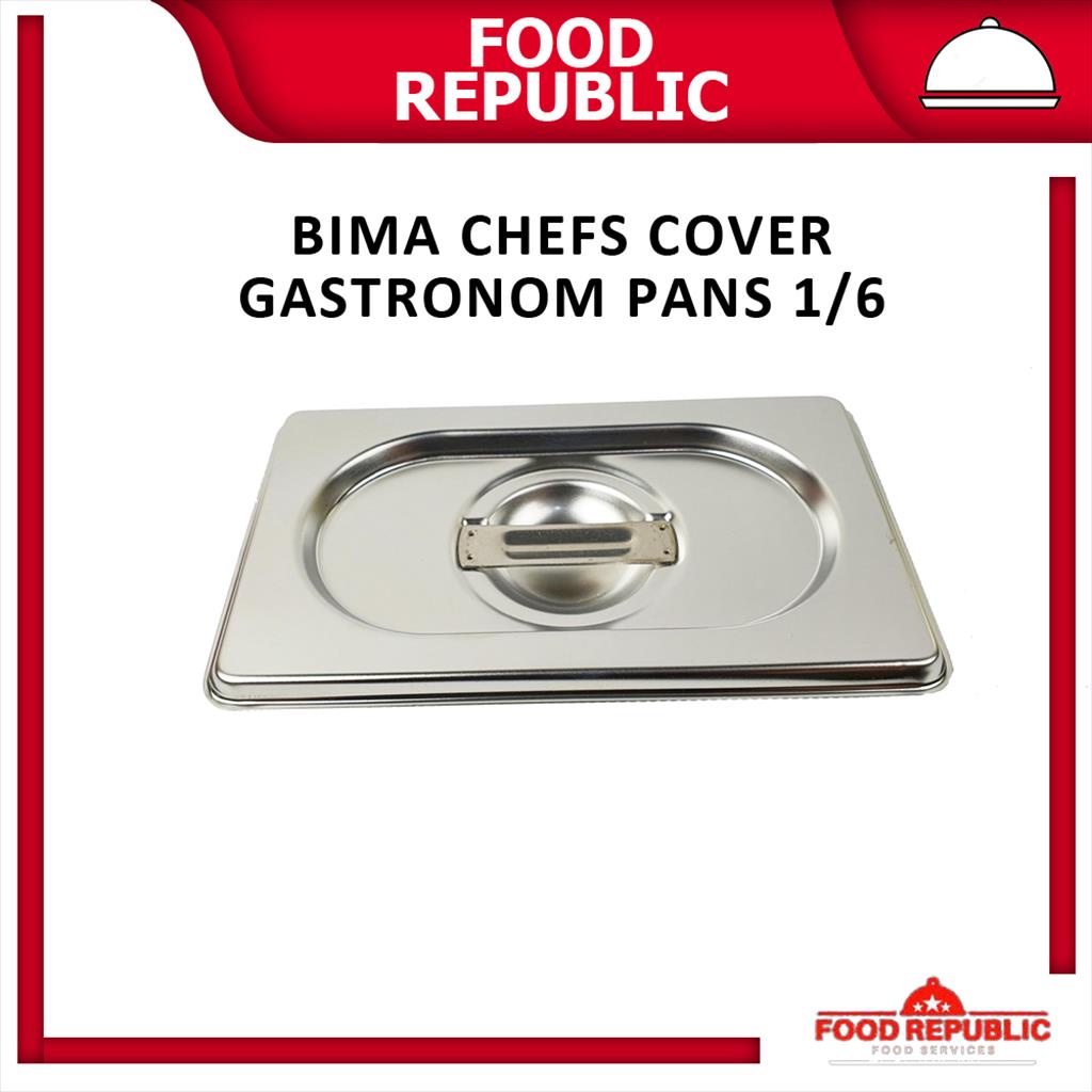 TUTUP BIMA GASTRONOM PAN 1/6 COVER FOOD PAN WADAH PRASMANAN STAINLESS