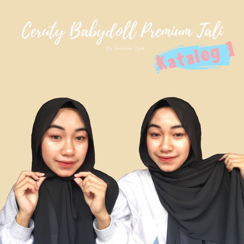 Pashmina Tali Ceruty babydoll Premium