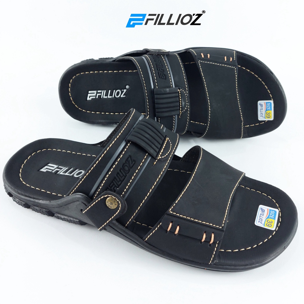 Sandal Cowok Selop Sendal Pria Kasual Original Fillioz Trend Terbaru F72