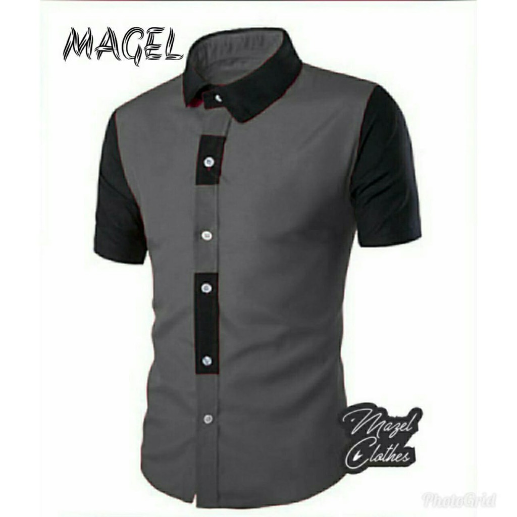 KEMEJA MAGEL grey