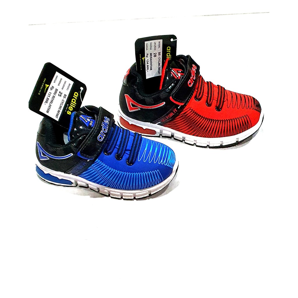 SEPATU ANAK UNISEX SIZE 25 SD 30 SEPATU SNEAKER ANAK COWO ANAK CEWE ARDILES MODEL BASTIAN SNEAKERS A