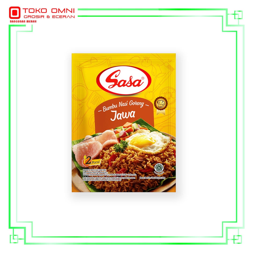 

SASA BUMBU INSTANT BUBUK NASI GORENG JAWA 20 g