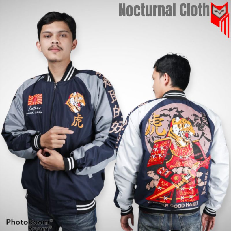 Jaket Sukajan Terbaru Versi Jepang Bahan Premium | Sukajan Jacket Gambar Naga | Jaket Sukajan Jepang