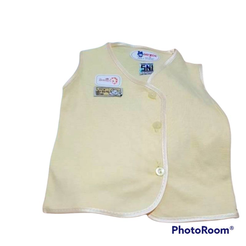 (3pcs)Baju Bayi Kensi Baby Mocha SNI/Little Boboho /Baju Bayi buntung Lembut-7