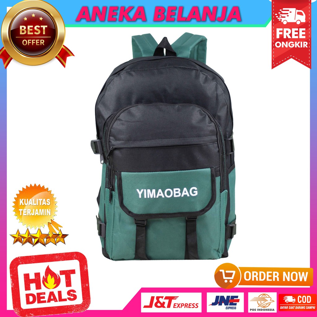 New Arrival Tas Gendong Yimaobag Khusus Cowok Cewek Berkualitas Casual Tas Multifungsi Kece Ekonomis