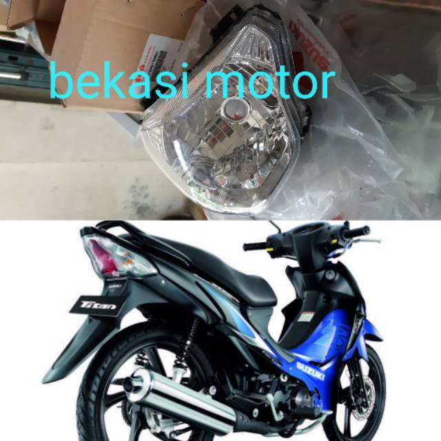 Reflektor Headlamp Lampu Depan Suzuki Smash Titan Original Shopee Indonesia