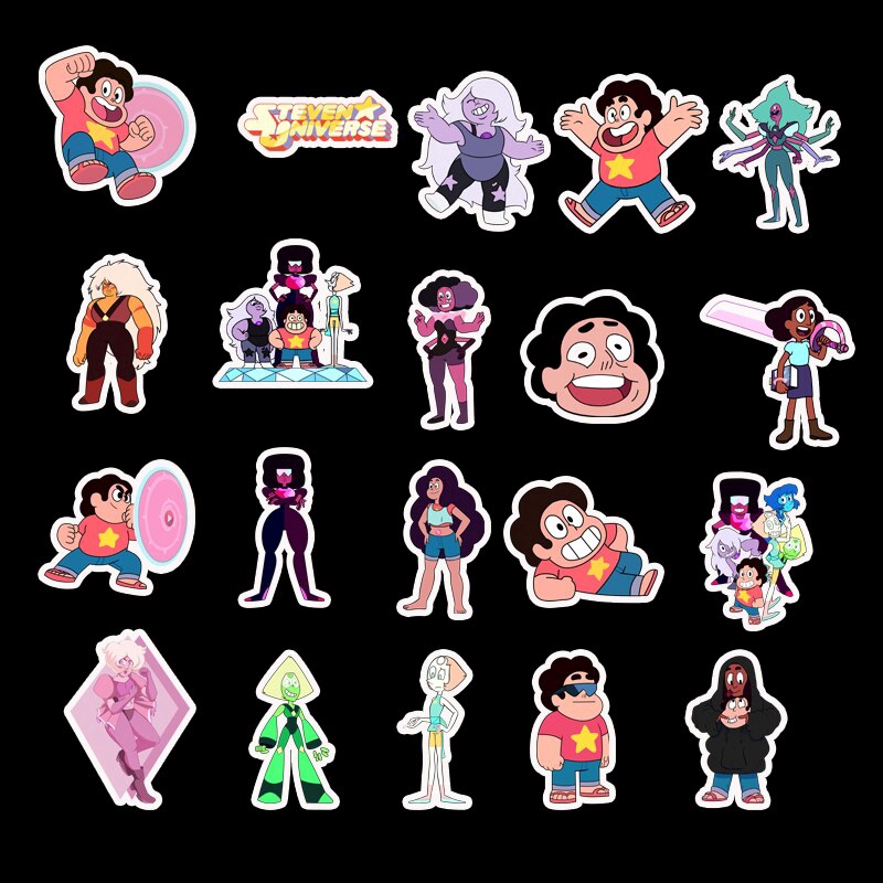 50pcs/set Super Mario/Steven Universe/Stitch Stickers Luggage Computer Personalized Decorative Pattern Stickers