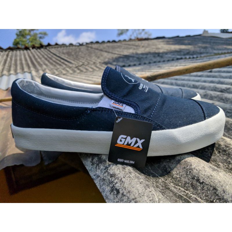 Geoff Max - Meery Navy White | Sepatu Pria | Sneakers