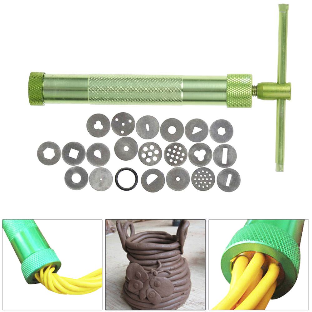 Alat Extruder Clay Bahan Stainless Steel Untuk Dekorasi Kue
