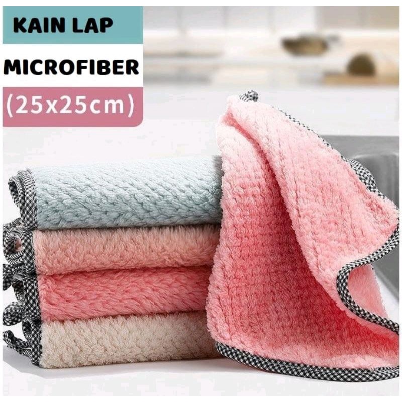 Kain Lap Microfiber Gantung / Kain Microfiber Dapur / Kain Lap Serbaguna