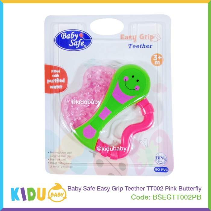 Baby Safe Easy Grip Teether TT002 TT003 Mainan Gigitan Bayi Kidu Baby
