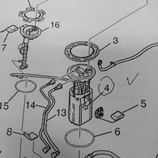 Dijual Fuel pump chevrolet captiva diesel nfl Berkualitas