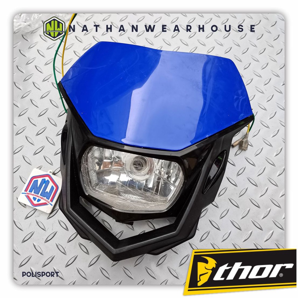 Headlamp Head Lamp Reflektor Polisport Halo Sein Lampu Depan KLX 150 S L BF Dtracker