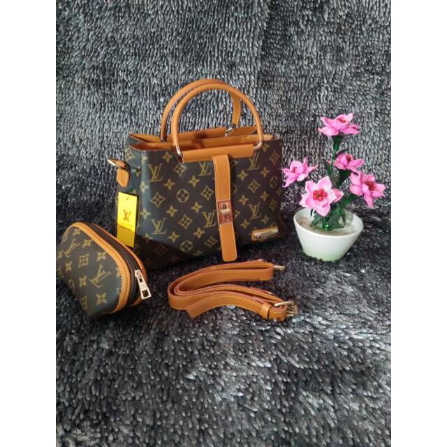 LV LIDAH 3 RUANG tas Selempang Fashion