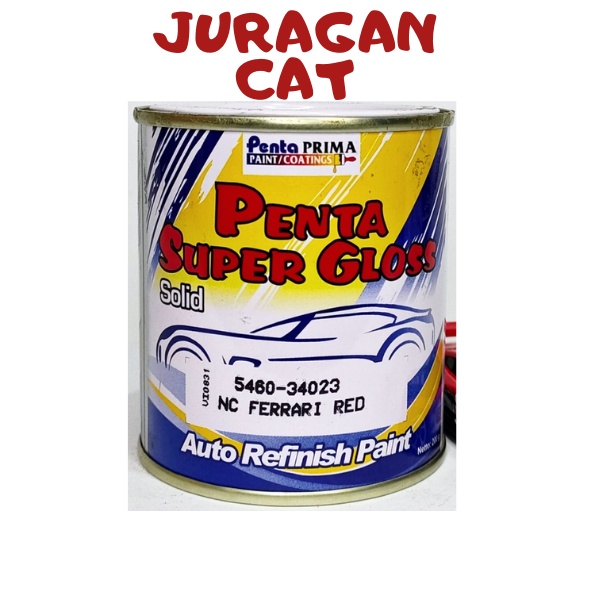 CAT NC FERRARI RED PENTA MERAH SUPER GLOSS SOLID