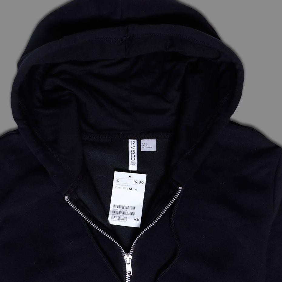 h&m divided black hoodie