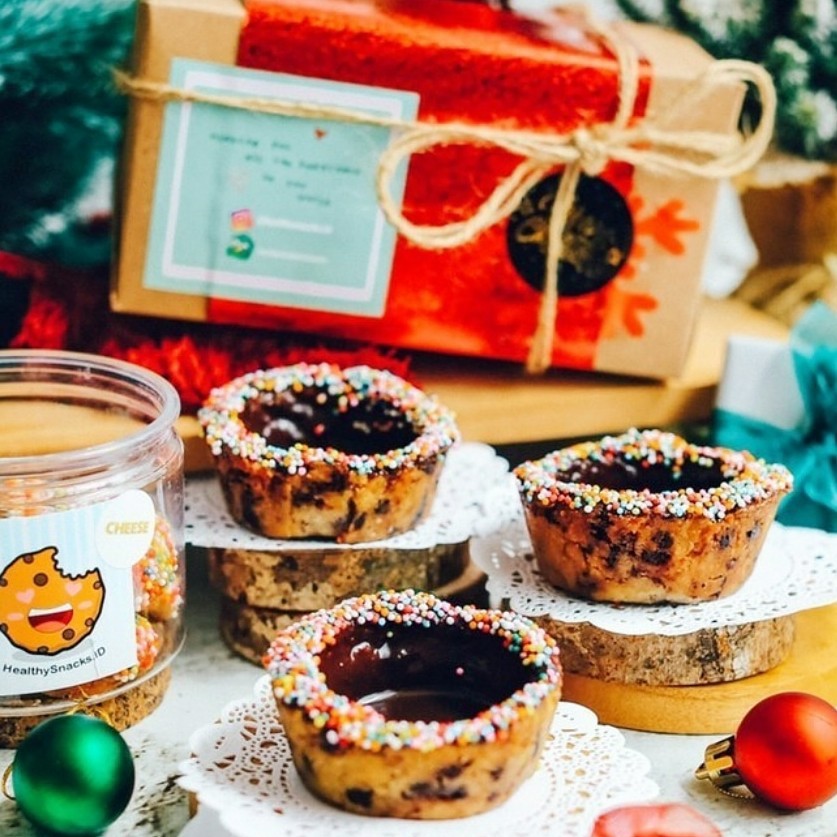 

Happy Cookies Cups (Colourful Sprinkle) (gojek/grabsend) - 1box 6cups