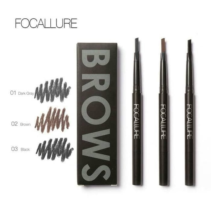 [ORIGINAL] FOCALLURE Auto Eyebrows Pen / Pensil Alis Tahan Lama