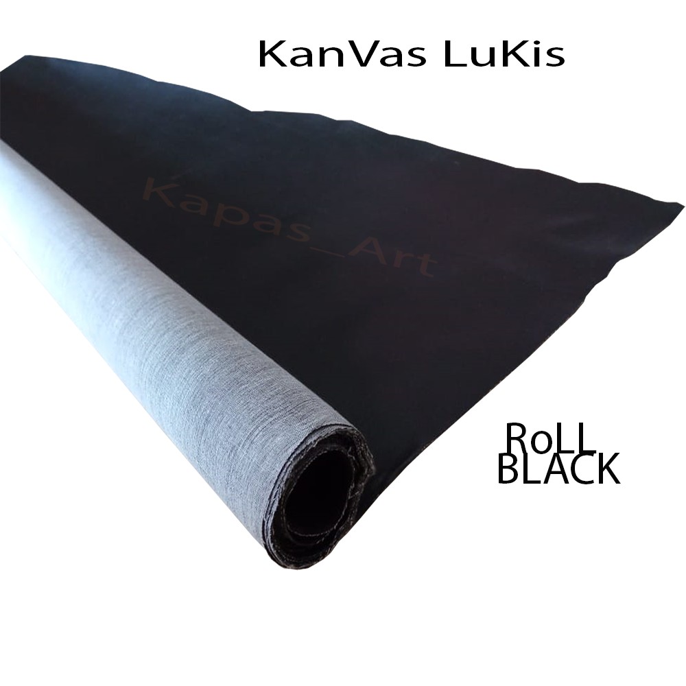 

Kanvas Lukis Roll Black 3x1,5 Meter Siap Pakai