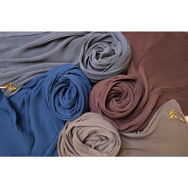 Alula plisket| pasmina| hijab wanita