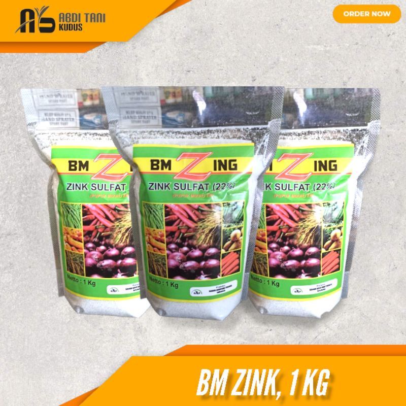 BM ZING 1 KG (ZING SULFAT 22%) PUPUK MIKRO ZN