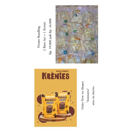 

Bundling 1 Krenis + 2 Baso Aci Ayam Suwir