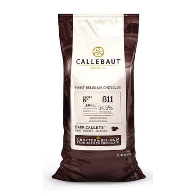

PROMO CALLEBAUT DARK CHOCOLATE CALLETS BUTTON COUVERTURE 811 54.,5% 10 KG MAKANAN & MINUMAN