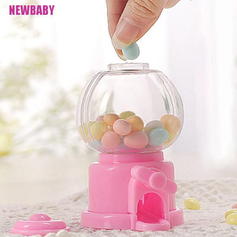 [NEWBABY] Mini sweet kids candy machine bubble gumball dispenser baby gift toys cute