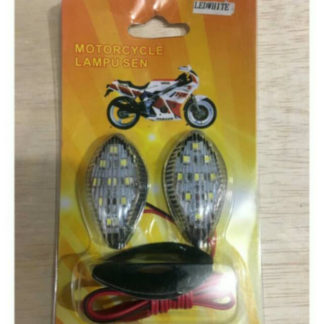 Lampu Sen Tempel Mini Oval Universal Import ( harga sepasang )