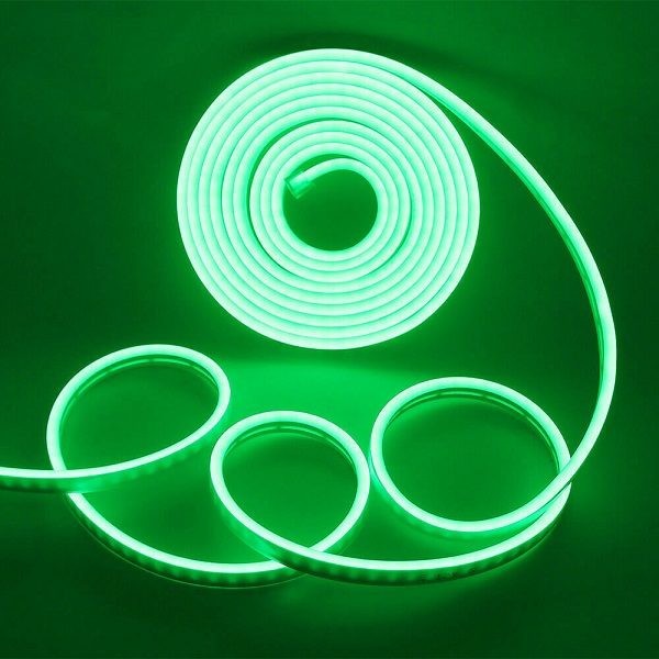 Lampu Neon Flex LED 12V DC Neonflex 12 V Volt Sign 12volt HIJAU GREEN