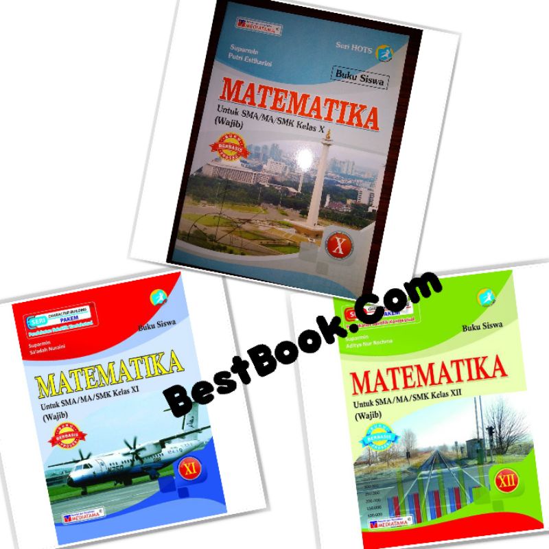 Buku Siswa Matematika Untuk SMA/MA/SMK Kelas X XI XII 1 2 3 Program Wajib - Mediatama
