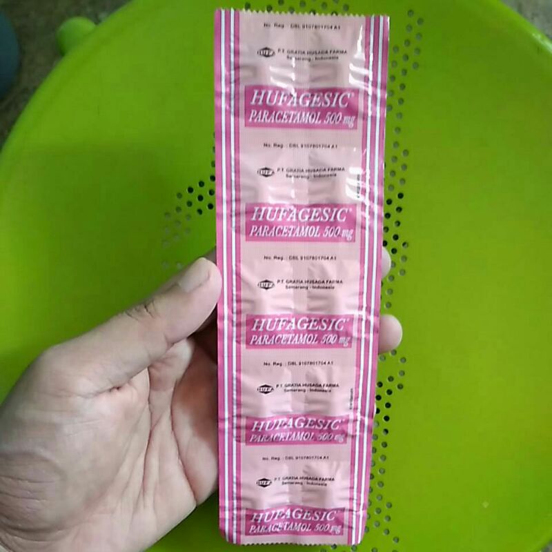 HUFAGESIC ® 500 mg (Obat Sakit Kepala, Sakit Gigi, Turun Panas)