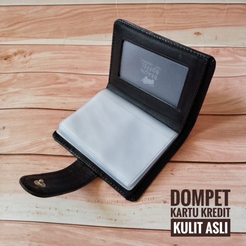 DOMPET KARTU KREDIT DOMPET TEMPAT KARTU KULIT ASLI GARANSI